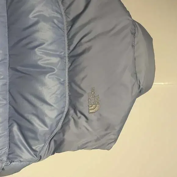 The North Face Nuptse 700 Goose Down Puffer Vest Women's Medium Baby Blue - Picture 6 of 6
